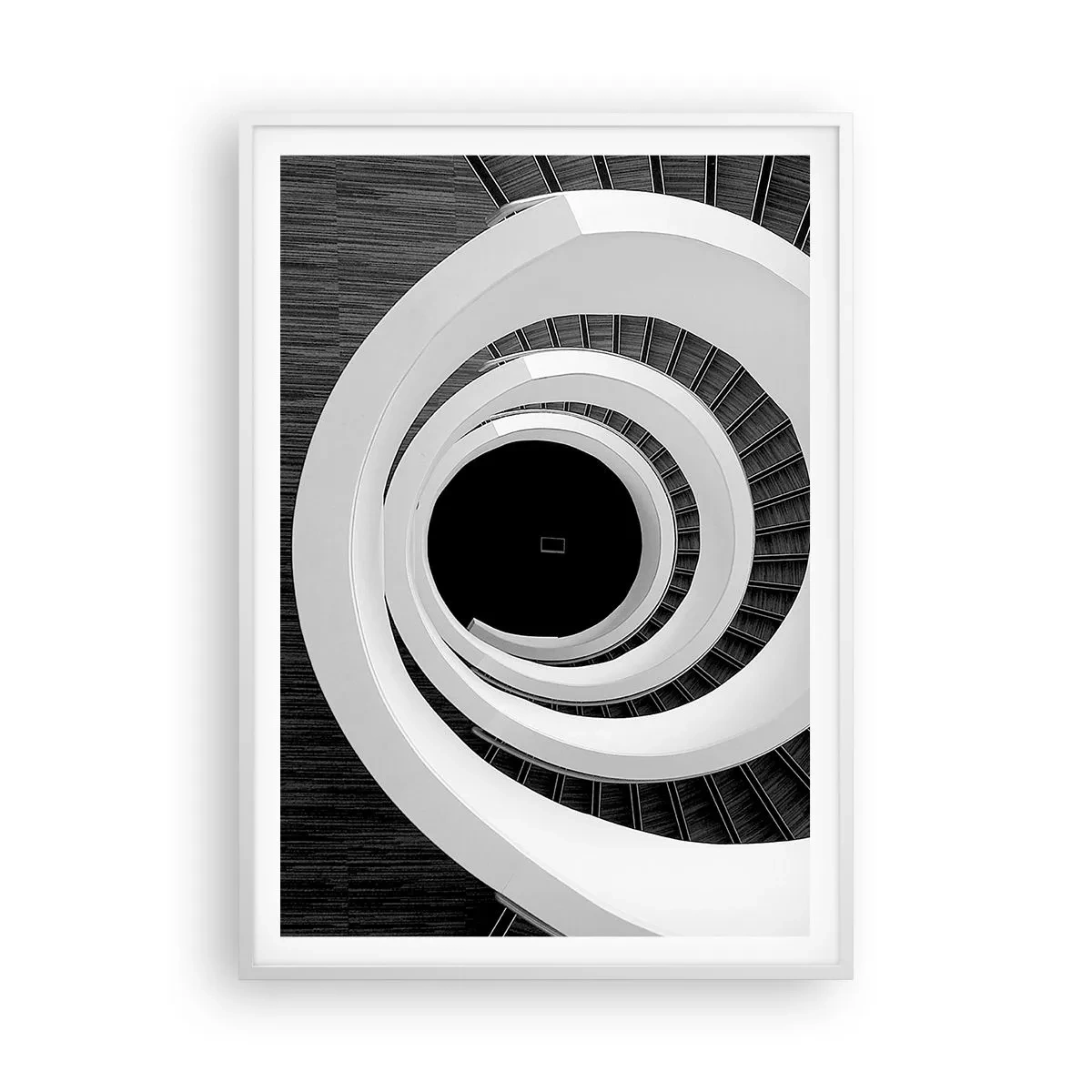 Poster in einem weißen Rahmen - Zum Kern der Sache - 70x100 cm