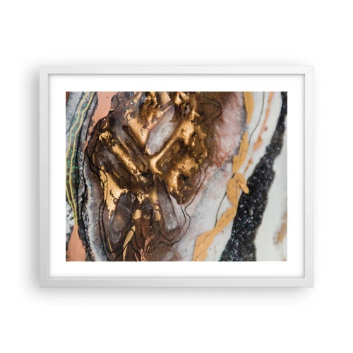 Poster in einem weißen Rahmen - Das Element der Erde - 50x40 cm