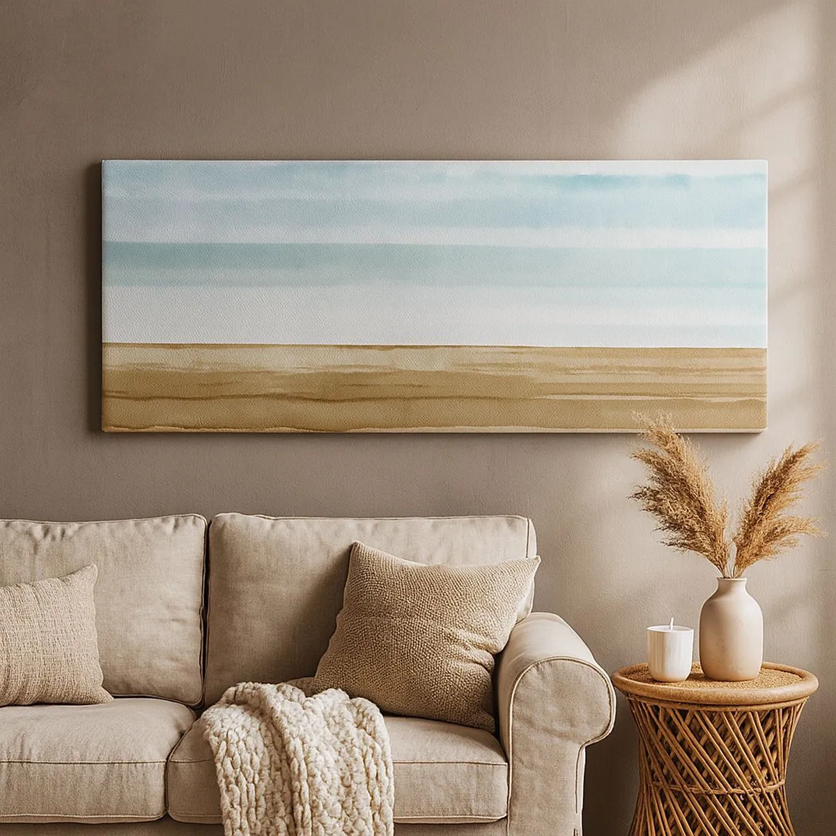 Bild auf Leinwand - Leinwandbild - Trost - 100x40 cm