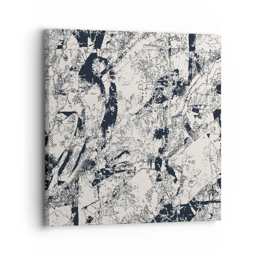 Bild auf Leinwand - Leinwandbild - Durchdringung der Gegensätze - 30x30 cm