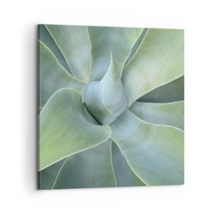 Bild auf Leinwand - Leinwandbild - Geburt des Grüns - 60x60 cm