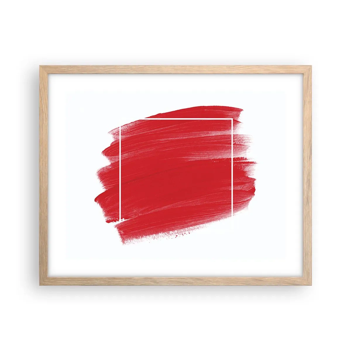 Poster in einem Rahmen aus heller Eiche - Aus dem Rahmen - 50x40 cm