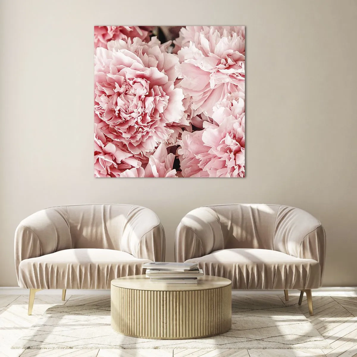 Glasbild - Bild auf glas - Rosa Traum - 30x30 cm