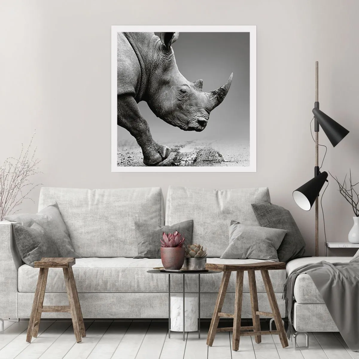 Poster - Unaufhaltsame Stärke - 60x60 cm