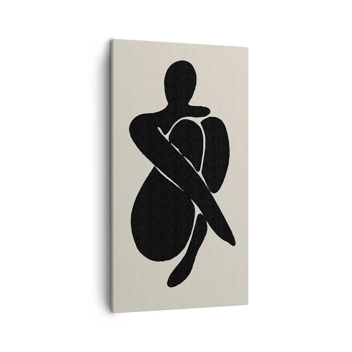 Bild auf Leinwand - Leinwandbild - In deinen eigenen Armen - 45x80 cm