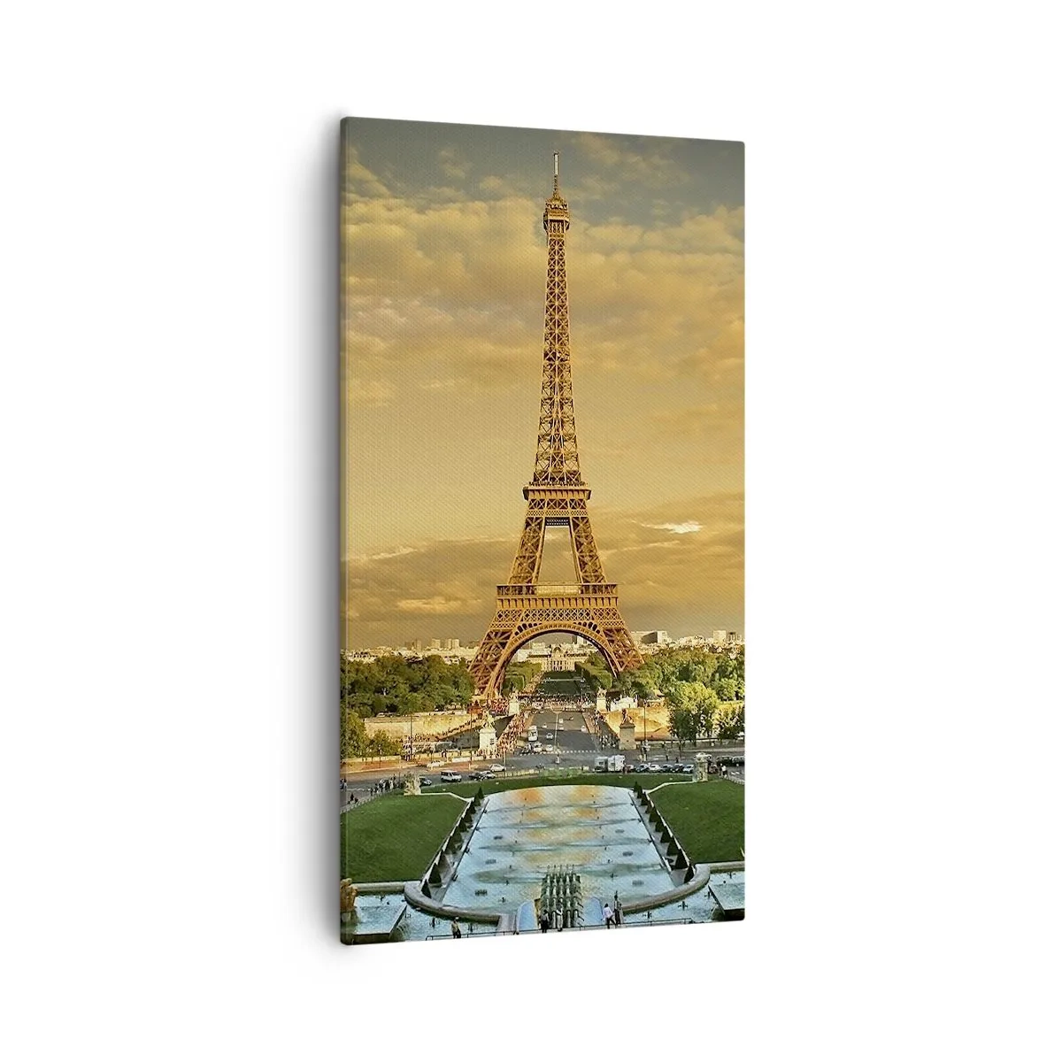 Bild auf Leinwand - Leinwandbild - Königin von Paris - 55x100 cm