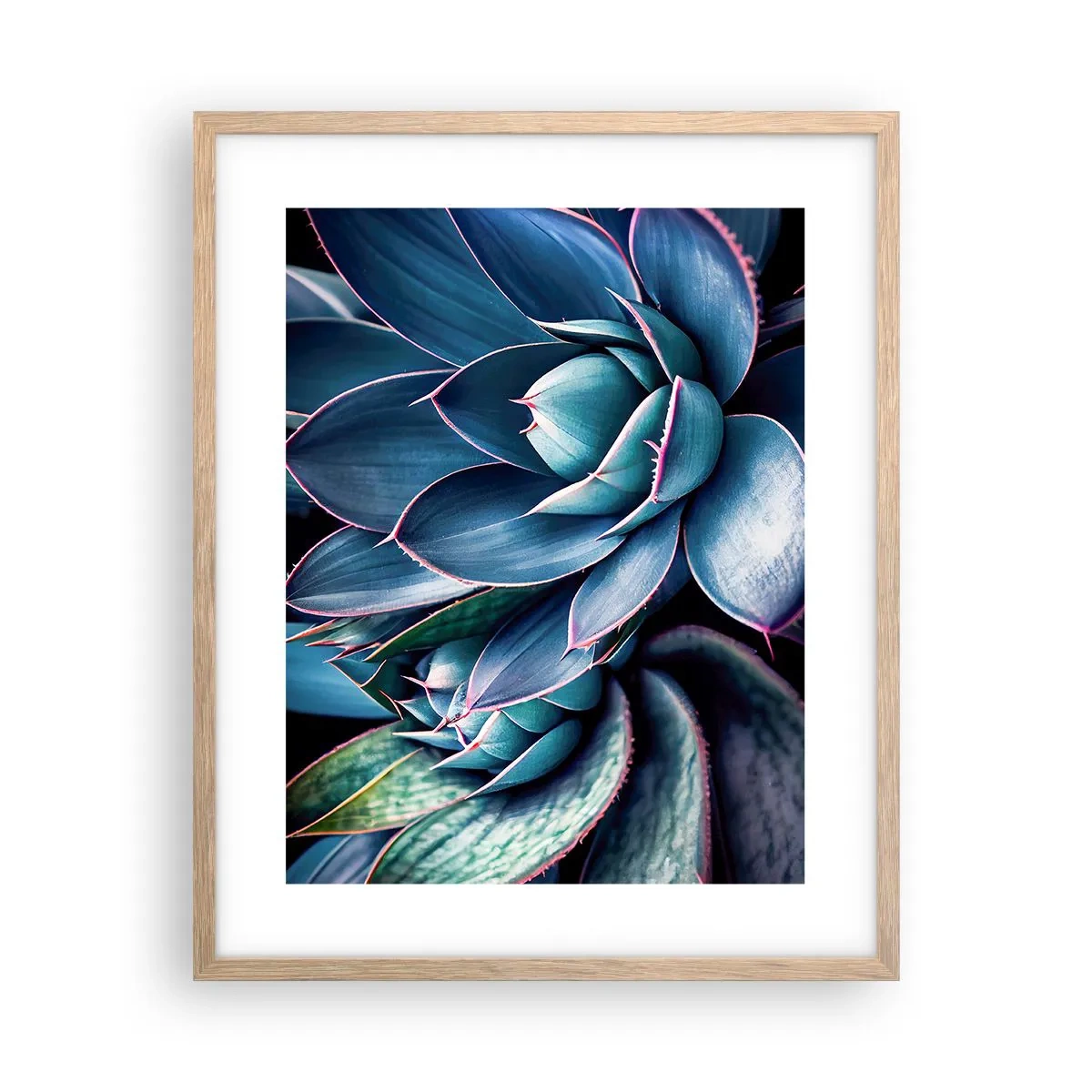 Poster in einem Rahmen aus heller Eiche - Lebenskraft - 40x50 cm