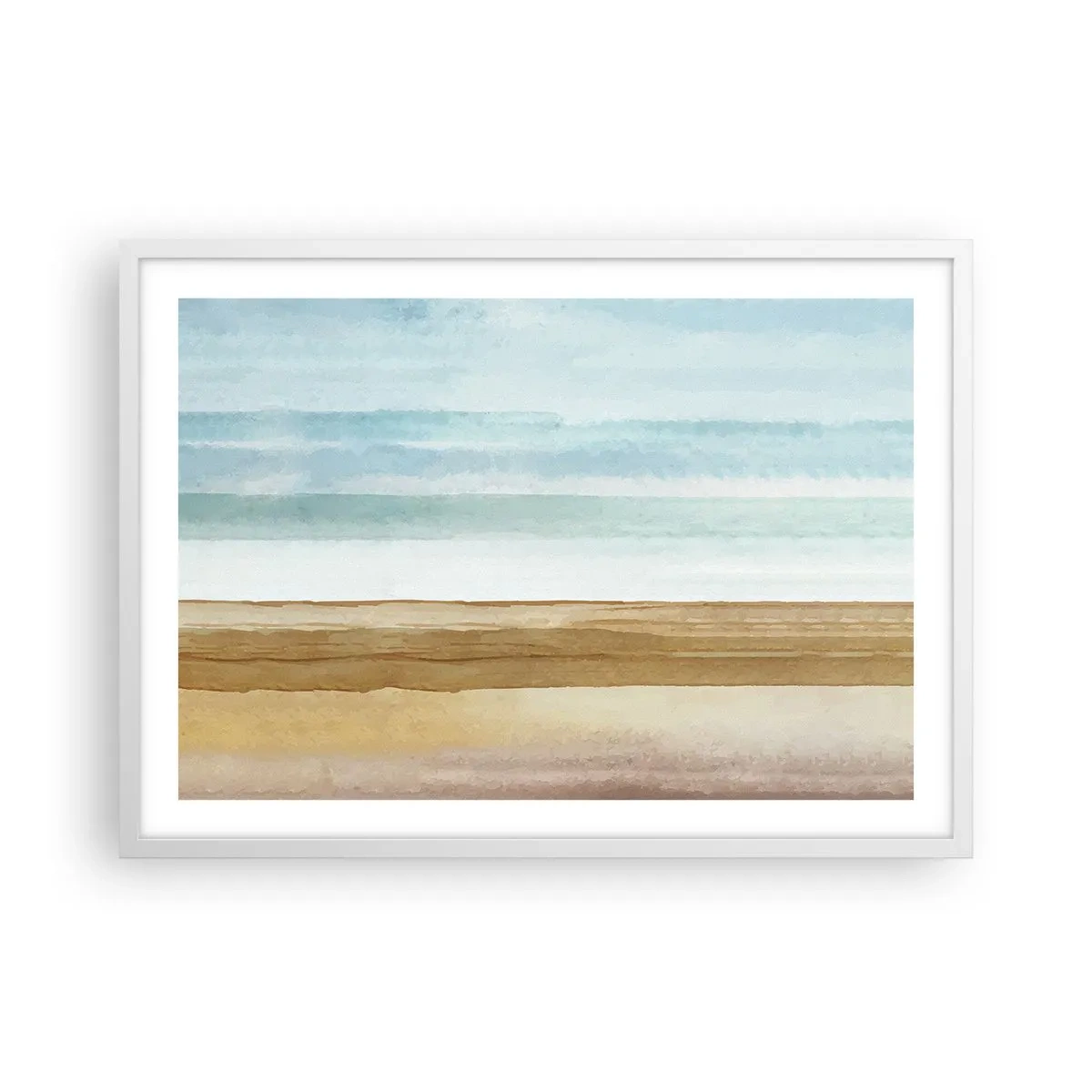 Poster in einem weißen Rahmen - Trost - 70x50 cm