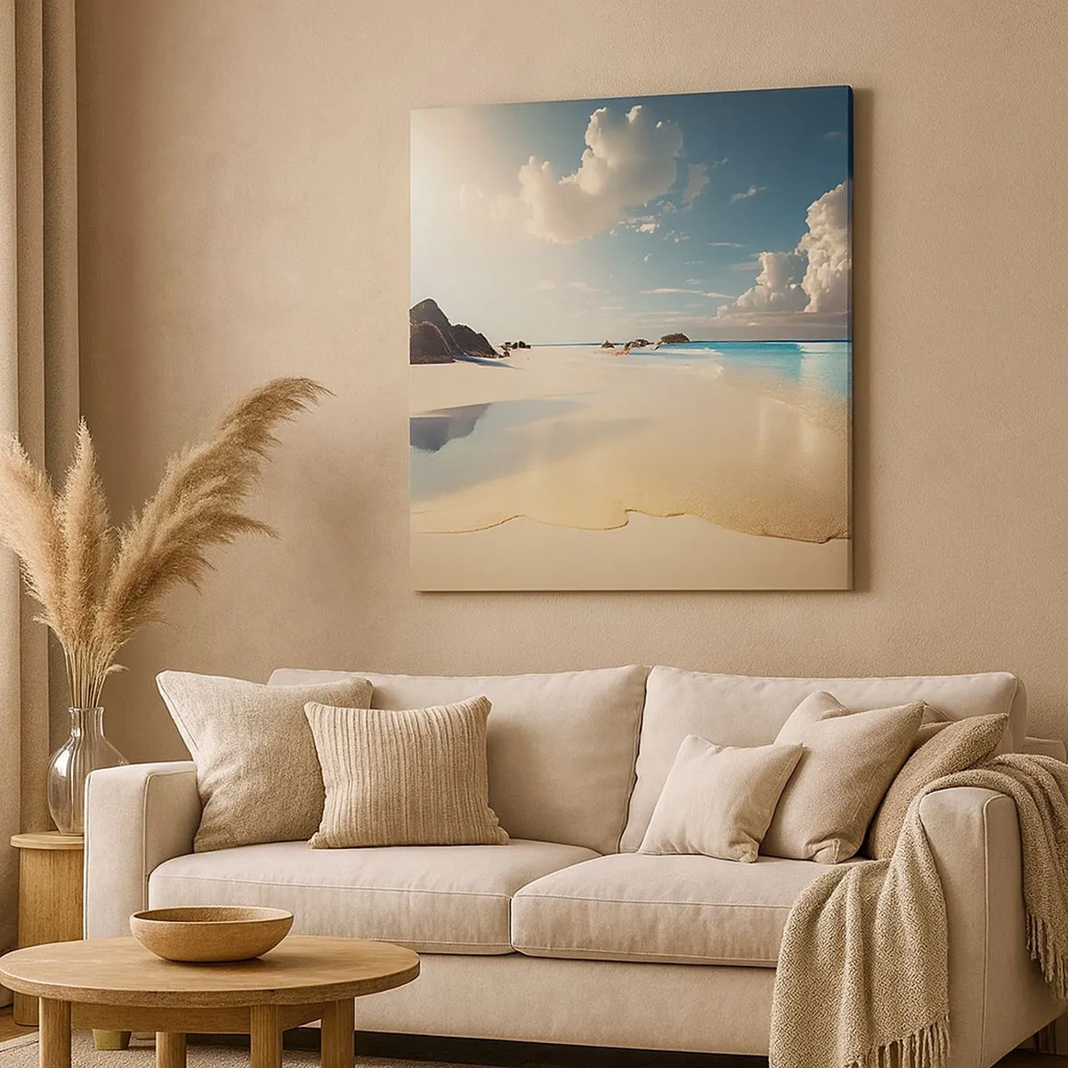 Bild auf Leinwand - Leinwandbild - Erträumter Tag - 30x30 cm