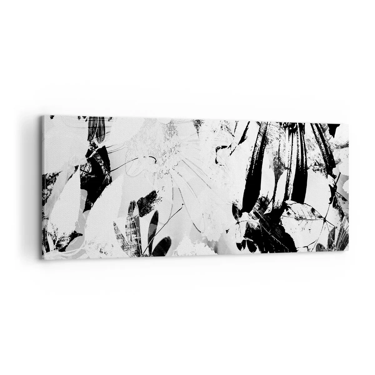 Bild auf Leinwand - Leinwandbild - Herbst negativ - 100x40 cm