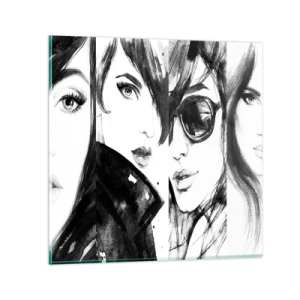 Glasbild - Bild auf glas - Schönheit multipliziert - 30x30 cm