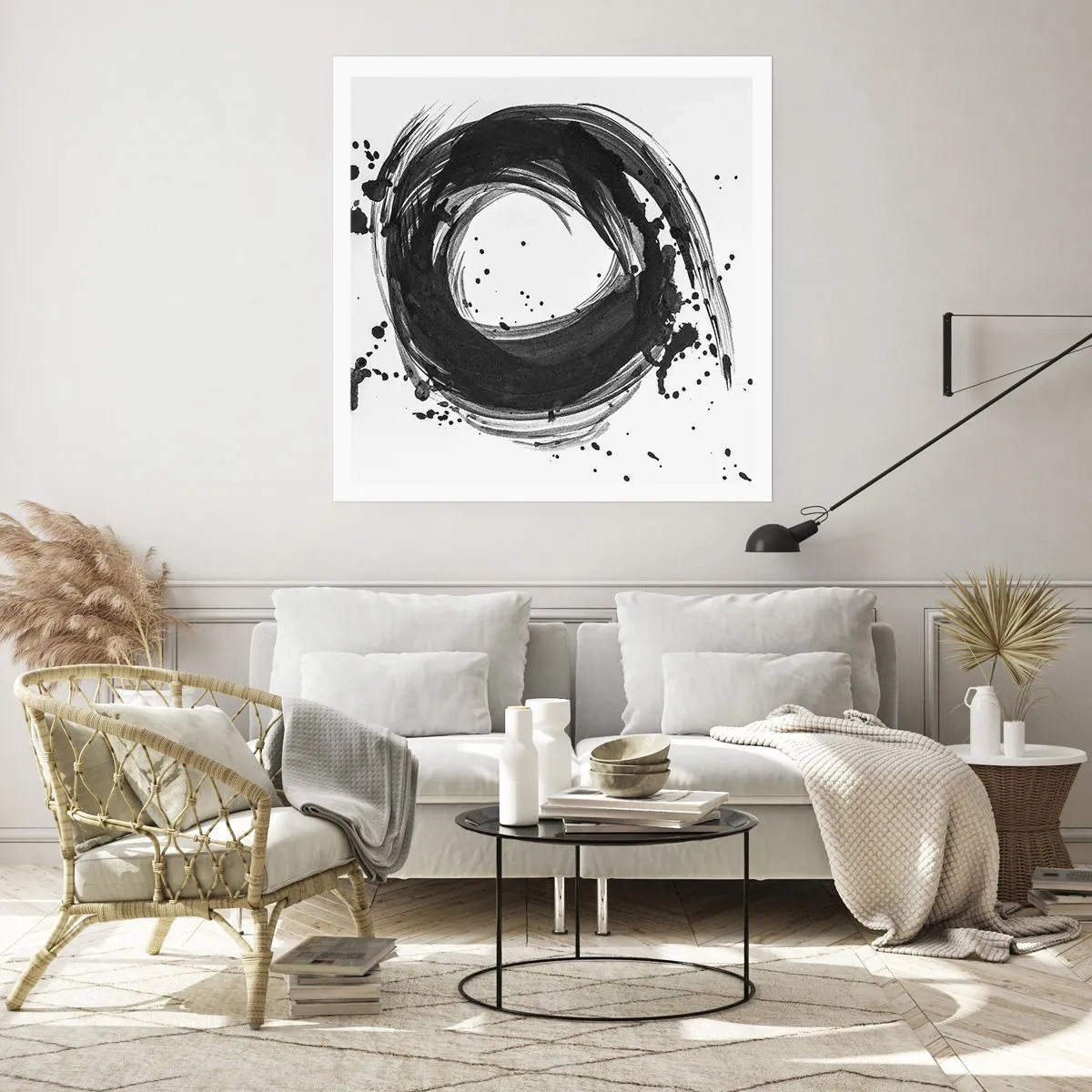 Poster - Der Wirbel der Schöpfung - 50x50 cm