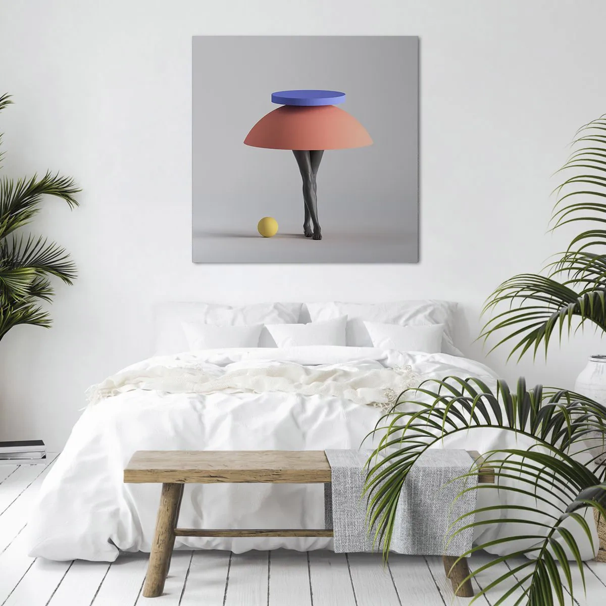 Bild auf Leinwand - Leinwandbild - Surrealistische Komposition - 60x60 cm