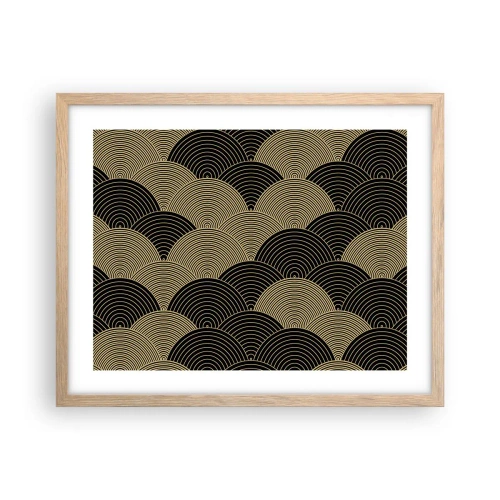 Poster in einem Rahmen aus heller Eiche - Einheit in der Vielfalt - 50x40 cm