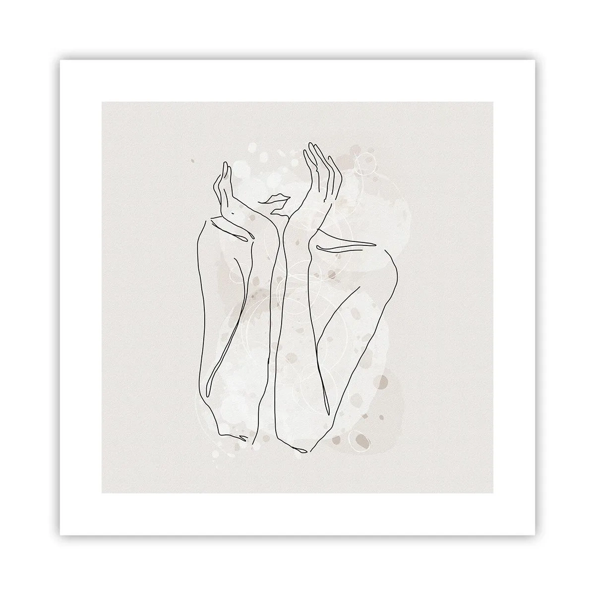 Poster - Ein träumerischer Moment - 40x40 cm