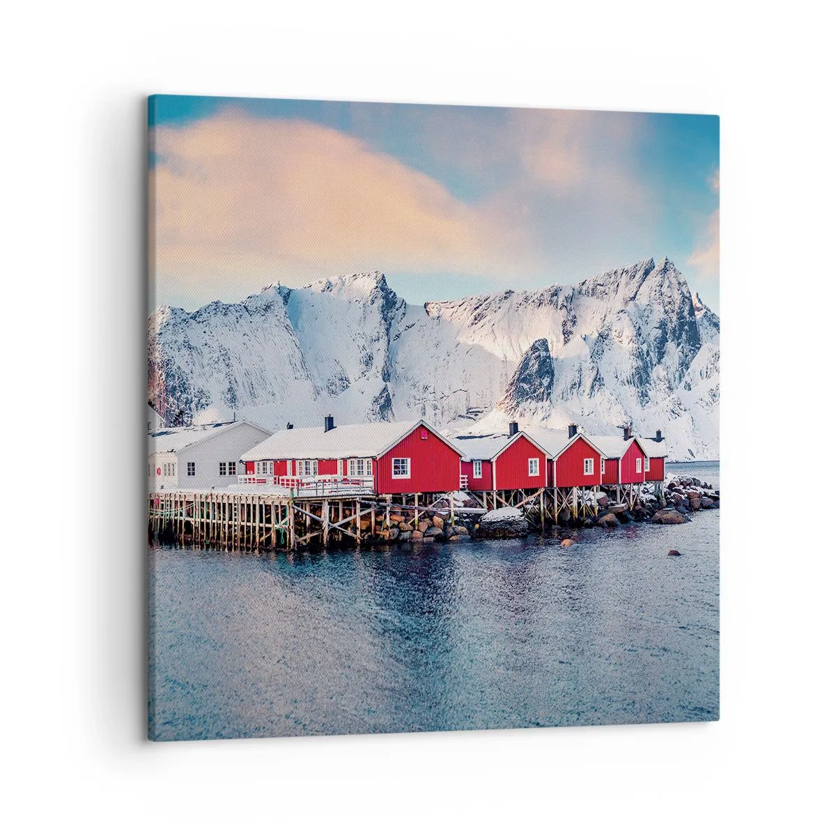 Bild auf Leinwand - Leinwandbild - Nördlicher Rückzug - 50x50 cm