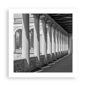 Poster - Sonnige Arkade - 50x50 cm