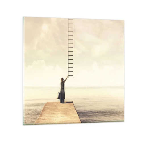 Glasbild - Bild auf glas - Eine magische Reise - 30x30 cm