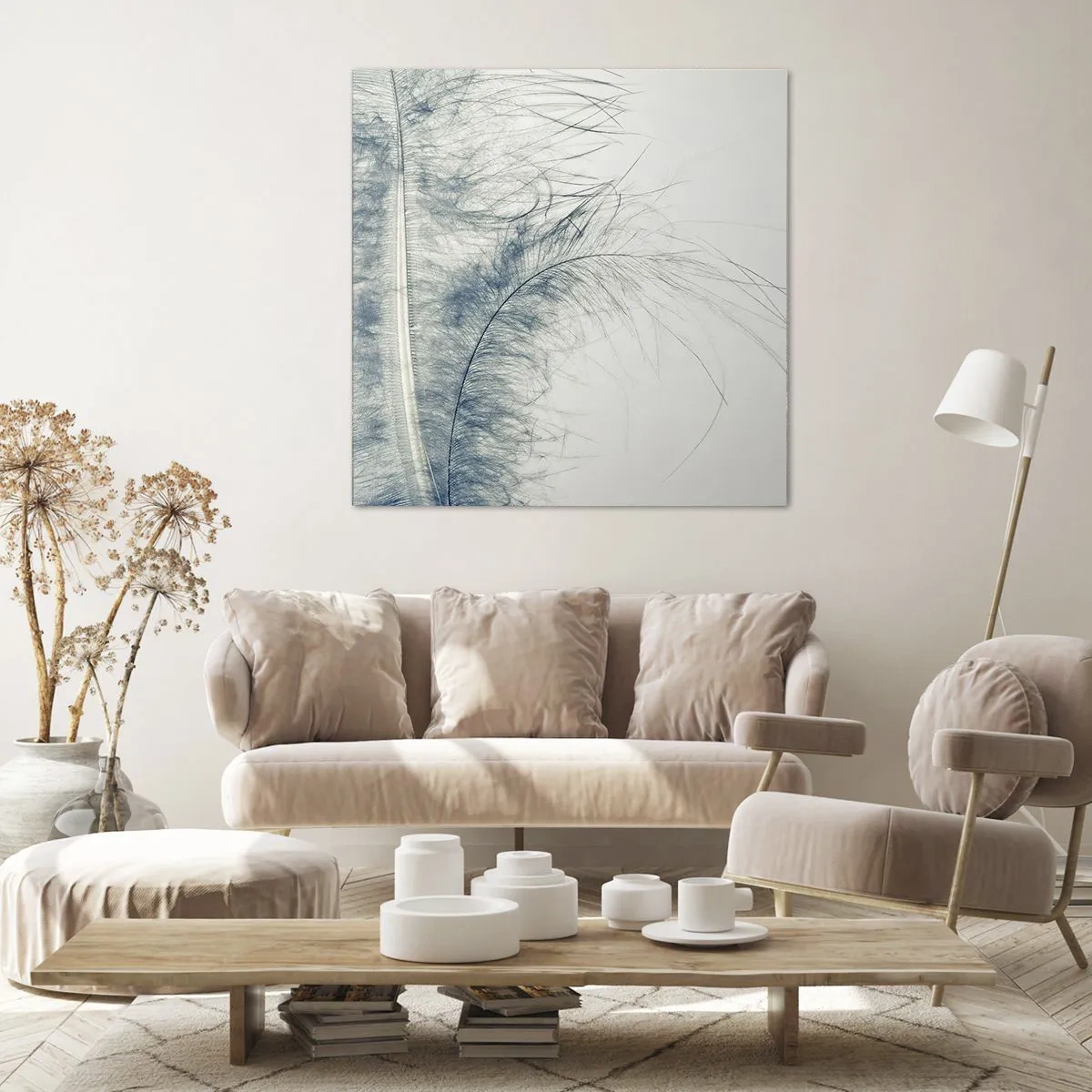 Bild auf Leinwand - Leinwandbild - Flüstern der Natur - 40x40 cm