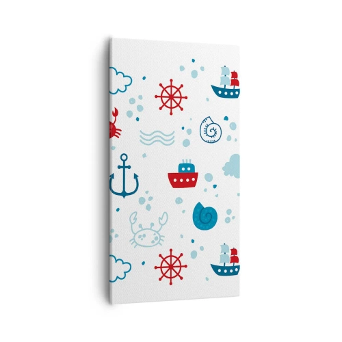 Bild auf Leinwand - Leinwandbild - Märchen vom Meer - 55x100 cm