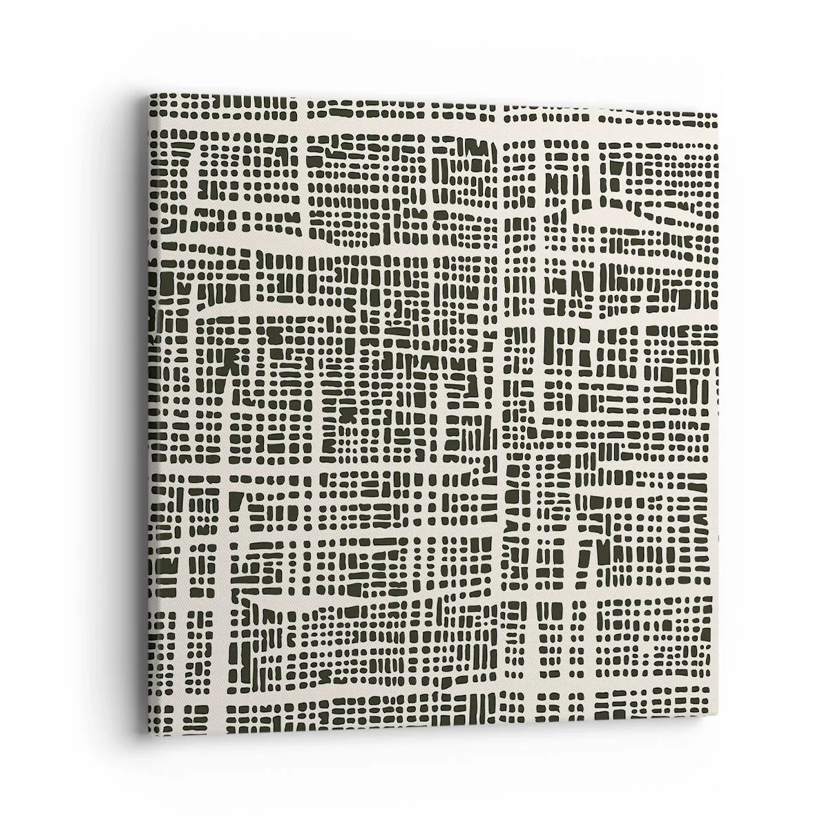 Bild auf Leinwand - Leinwandbild - Gewebte Komposition - 40x40 cm