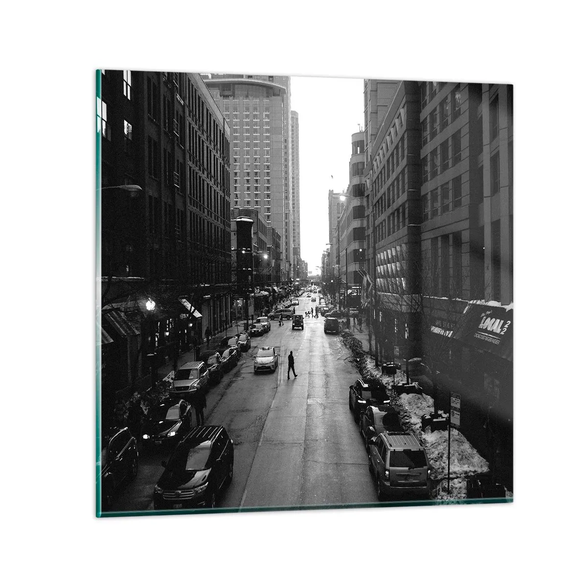 Glasbild - Bild auf glas - Ein weiterer Tag wie jeder andere Tag - 70x70 cm