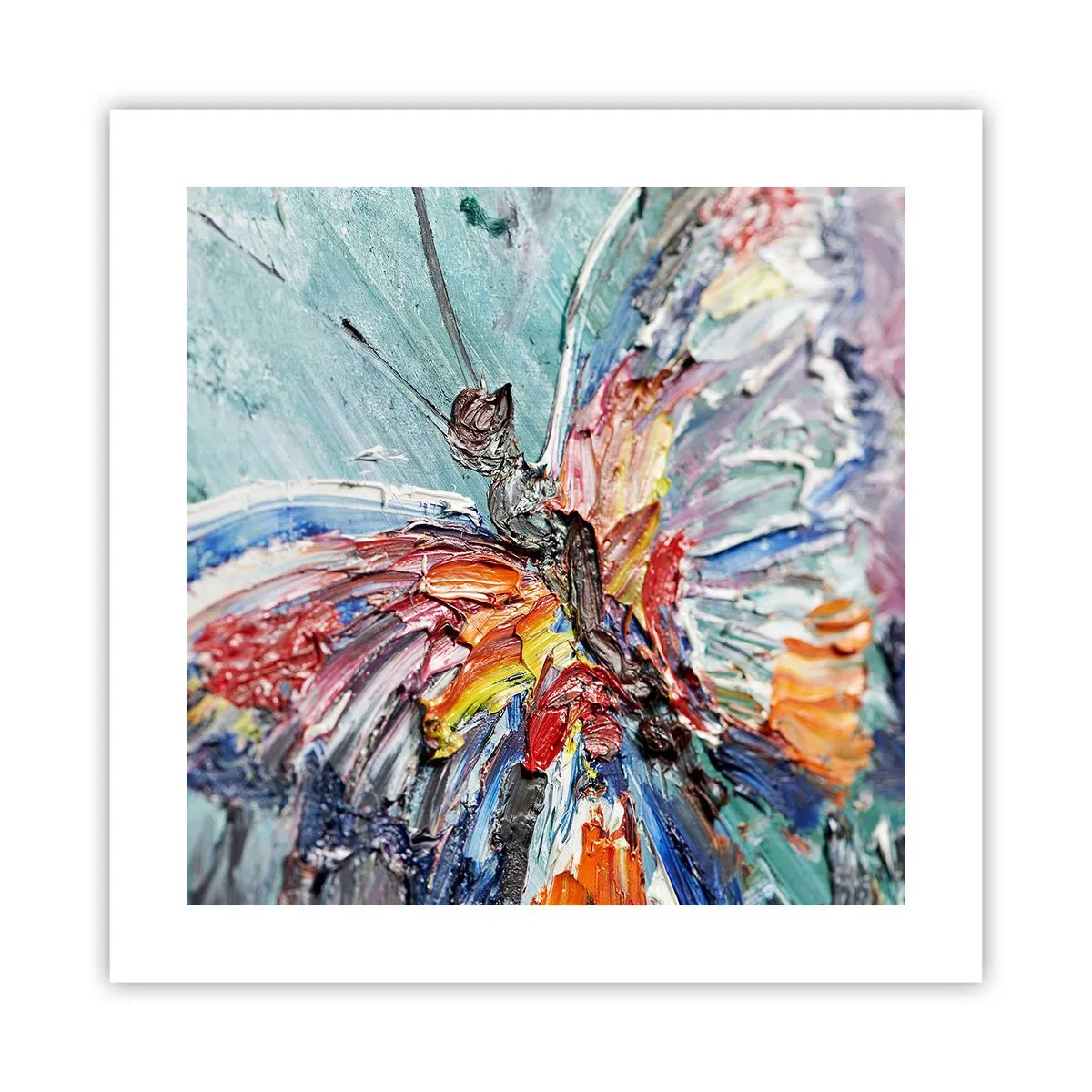 Poster - Von der Natur gemalt - 40x40 cm