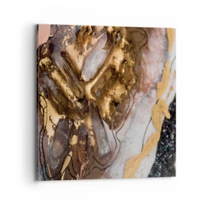 Bild auf Leinwand - Leinwandbild - Das Element der Erde - 70x70 cm