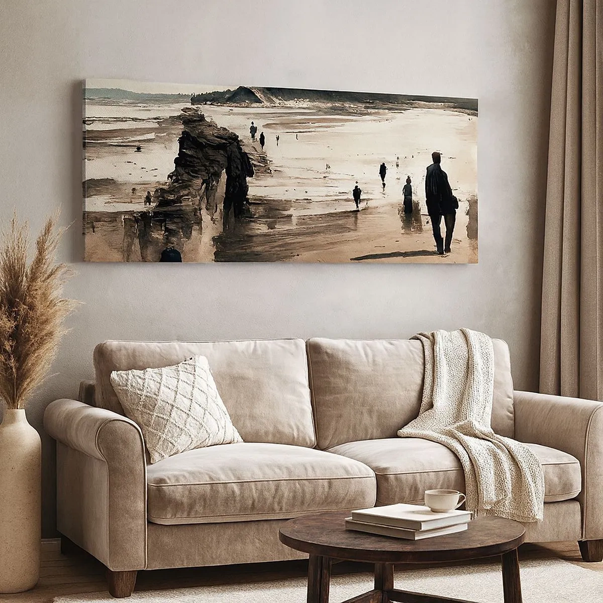 Bild auf Leinwand - Leinwandbild - Einberufen - 100x40 cm