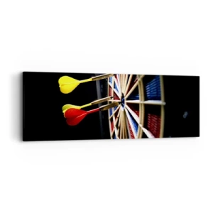 Bild auf Leinwand - Leinwandbild - Auf den Punkt gebracht - 90x30 cm