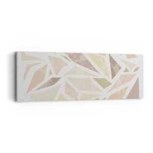 Bild auf Leinwand - Leinwandbild - Buntglas-Komposition - 90x30 cm