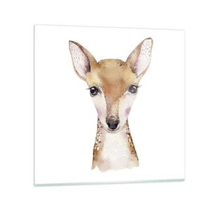 Glasbild - Bild auf glas - Die Natur der Unschuld - 30x30 cm