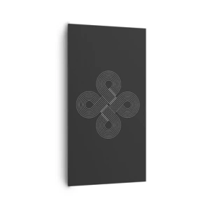 Bild auf Leinwand - Leinwandbild - Im keltischen Geist - 65x120 cm