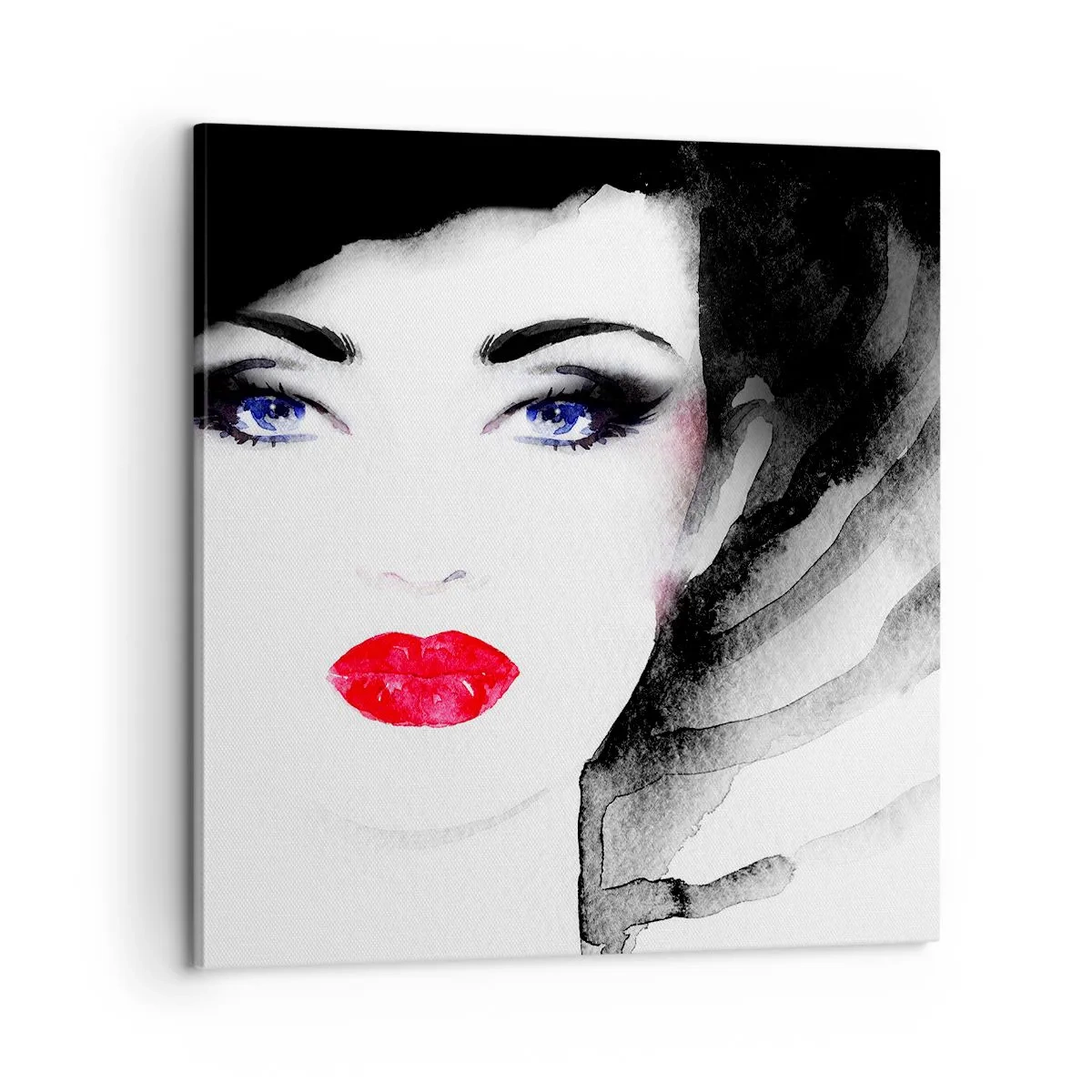 Bild auf Leinwand - Leinwandbild - Er drückt zurück und ruft an - 60x60 cm