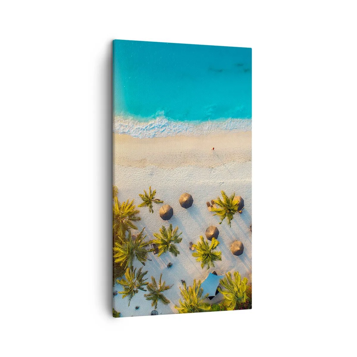 Bild auf Leinwand - Leinwandbild - Willkommen im Paradies - 45x80 cm