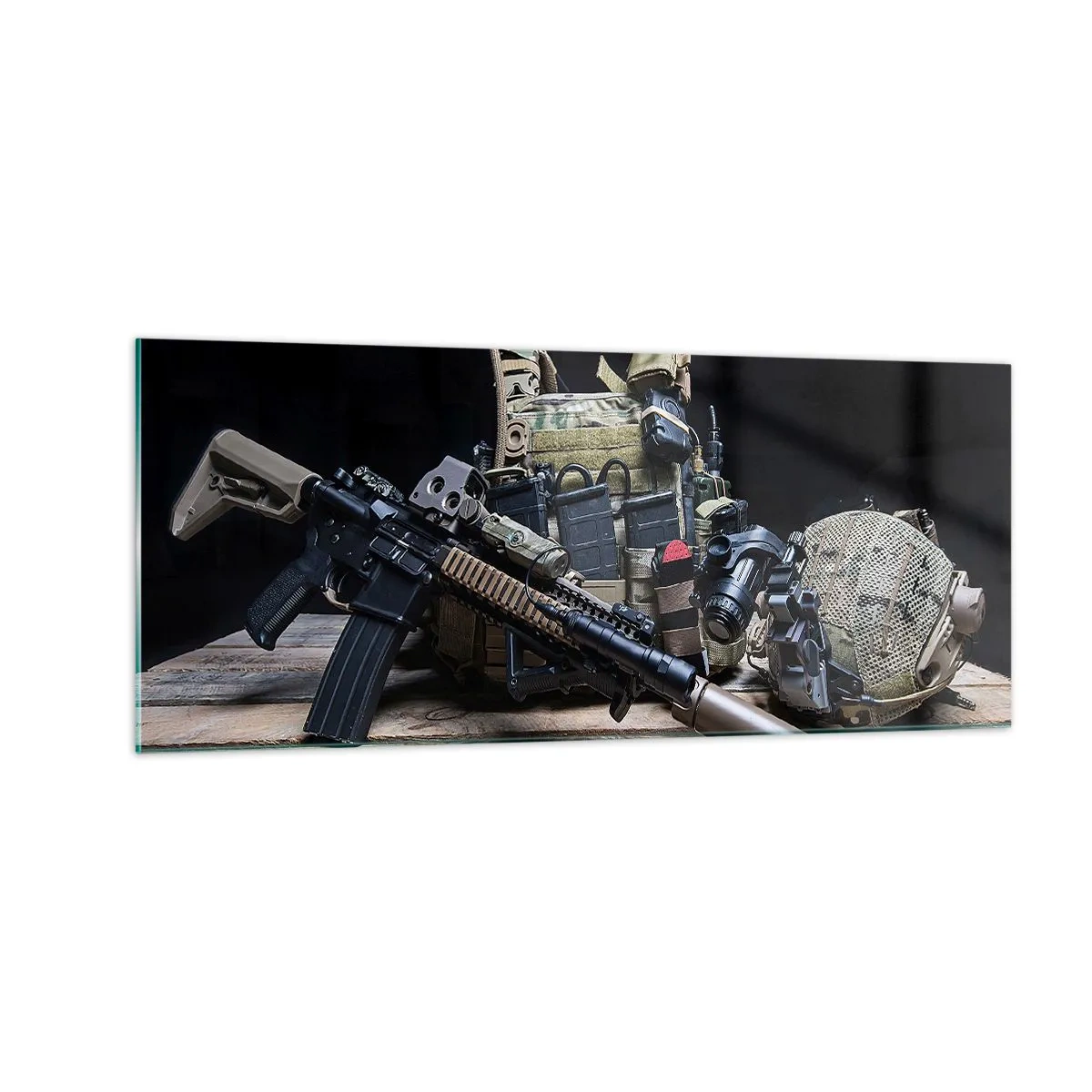 Glasbild - Bild auf glas - Sich ausruhen! - 100x40 cm