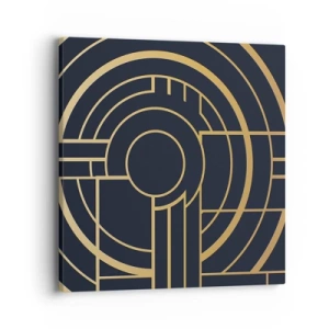 Bild auf Leinwand - Leinwandbild - Wendungen der Dinge - 40x40 cm