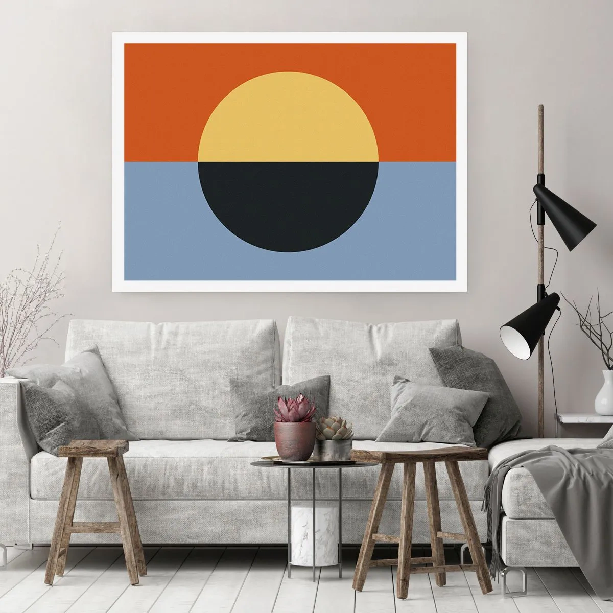 Poster - Eine Komposition aus Wärme und Kühle - 40x30 cm