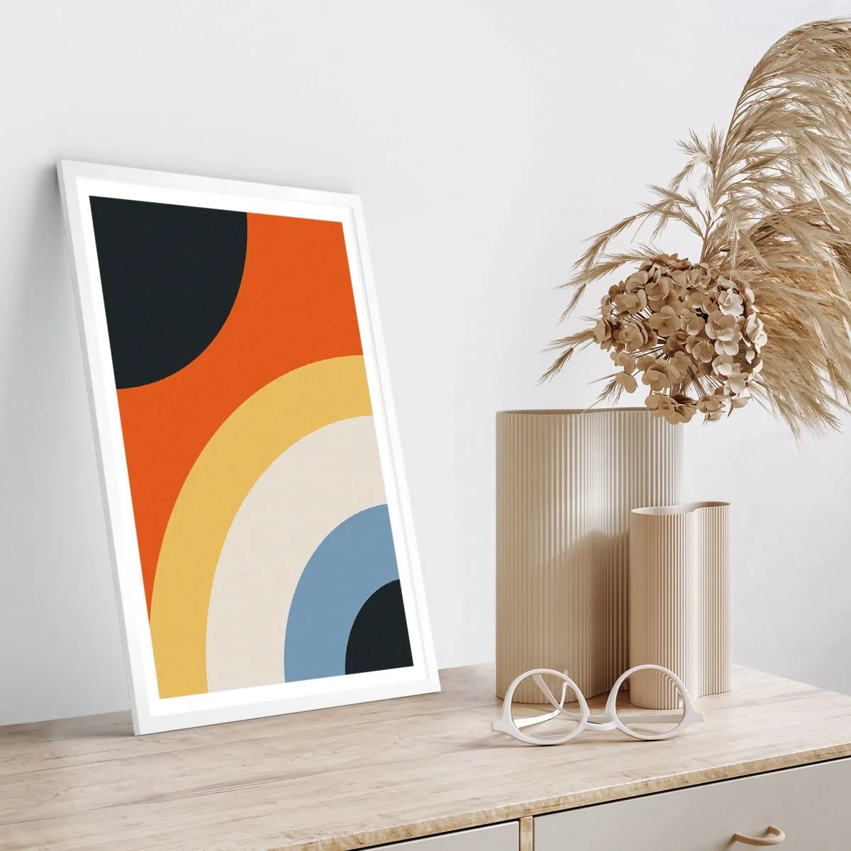 Poster in einem weißen Rahmen - Zu mir selbst - 61x91 cm