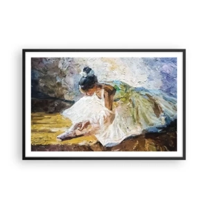 Poster in einem schwarzem Rahmen - Aus einem Gemälde von Degas - 91x61 cm