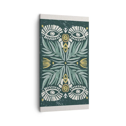 Bild auf Leinwand - Leinwandbild - Wie ein Volksausschnitt - 45x80 cm