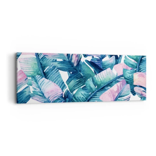 Bild auf Leinwand - Leinwandbild - In einem Bananenhain - 90x30 cm