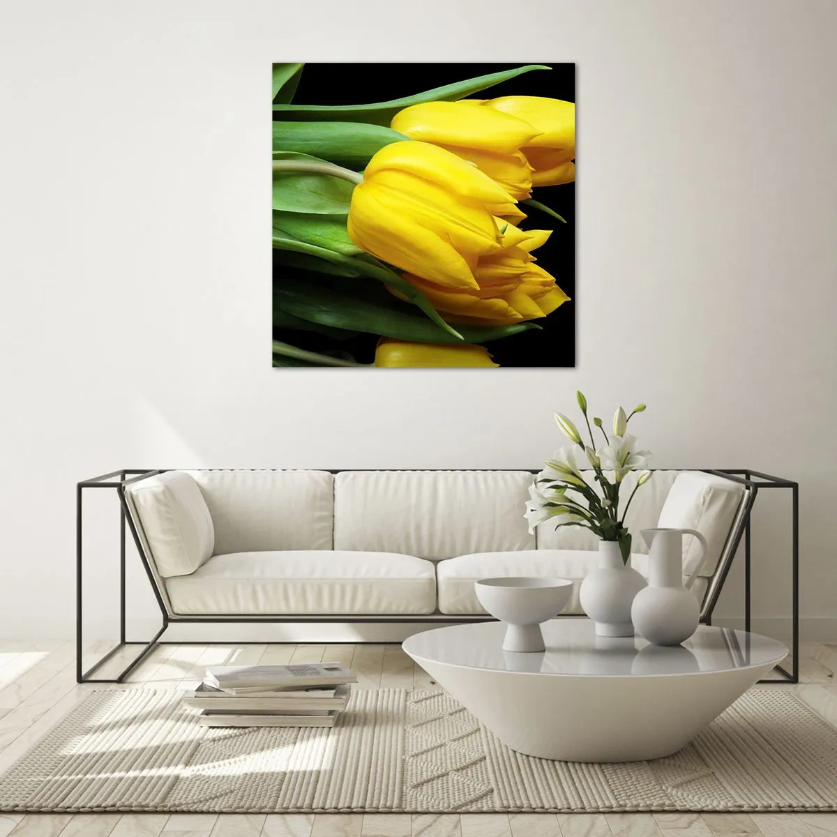 Glasbild - Bild auf glas - Aus klarer Sonne entstanden - 70x70 cm