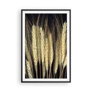 Poster in einem schwarzem Rahmen - Rustikale Magie - 61x91 cm