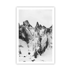 Poster - Gefährlicher Granitgrat - 61x91 cm