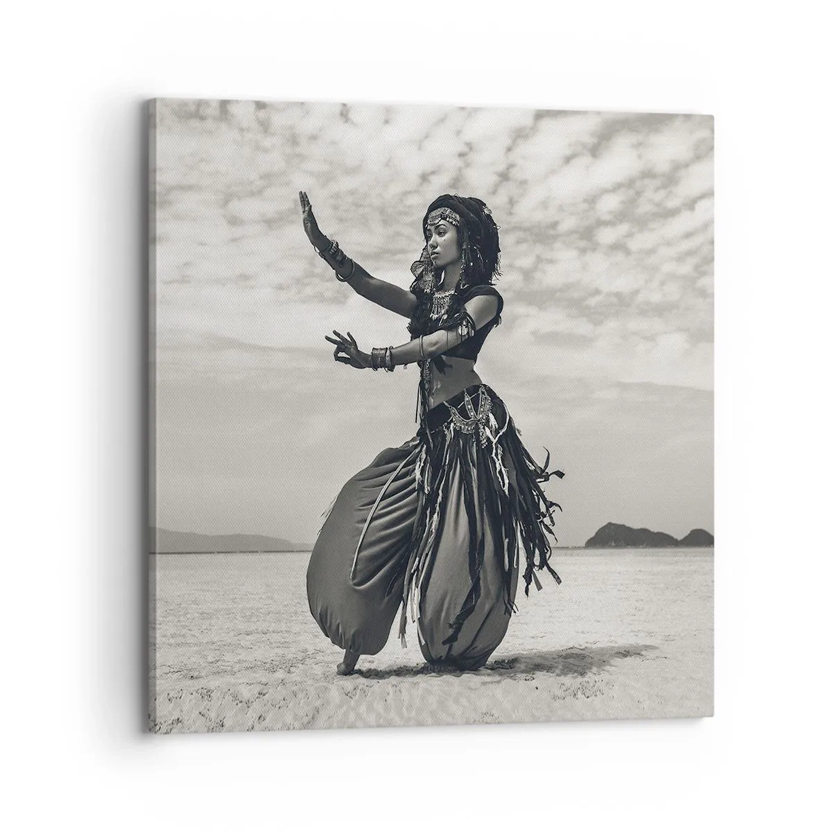 Bild auf Leinwand - Leinwandbild - Der Tanz der südlichen Inseln - 70x70 cm
