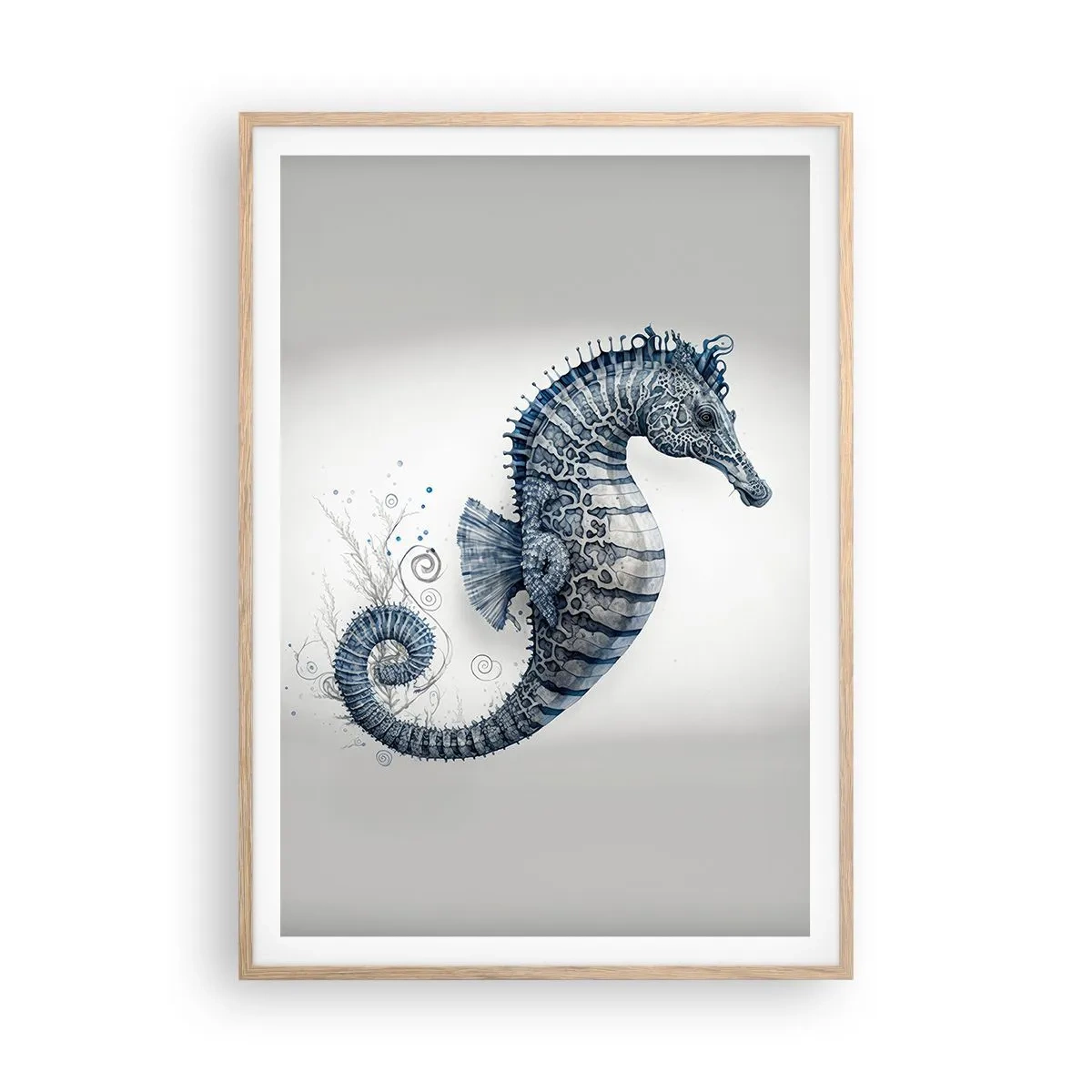 Poster in einem Rahmen aus heller Eiche - Subtiler Witz der Natur - 70x100 cm