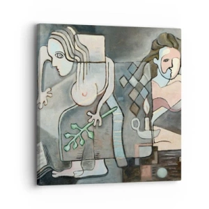 Bild auf Leinwand - Leinwandbild - Mosaik aus Geist und Materie - 30x30 cm