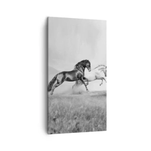 Bild auf Leinwand - Leinwandbild - Engel und Dämonen - 45x80 cm