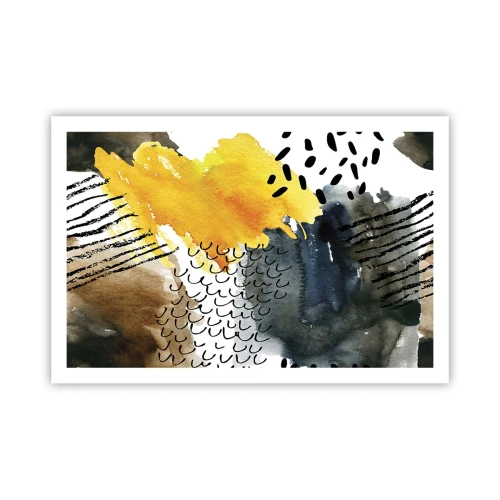 Poster - Ein Treffen der Elemente der Natur - 91x61 cm